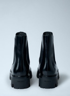 Prada Logo Plaque Ankle Boots