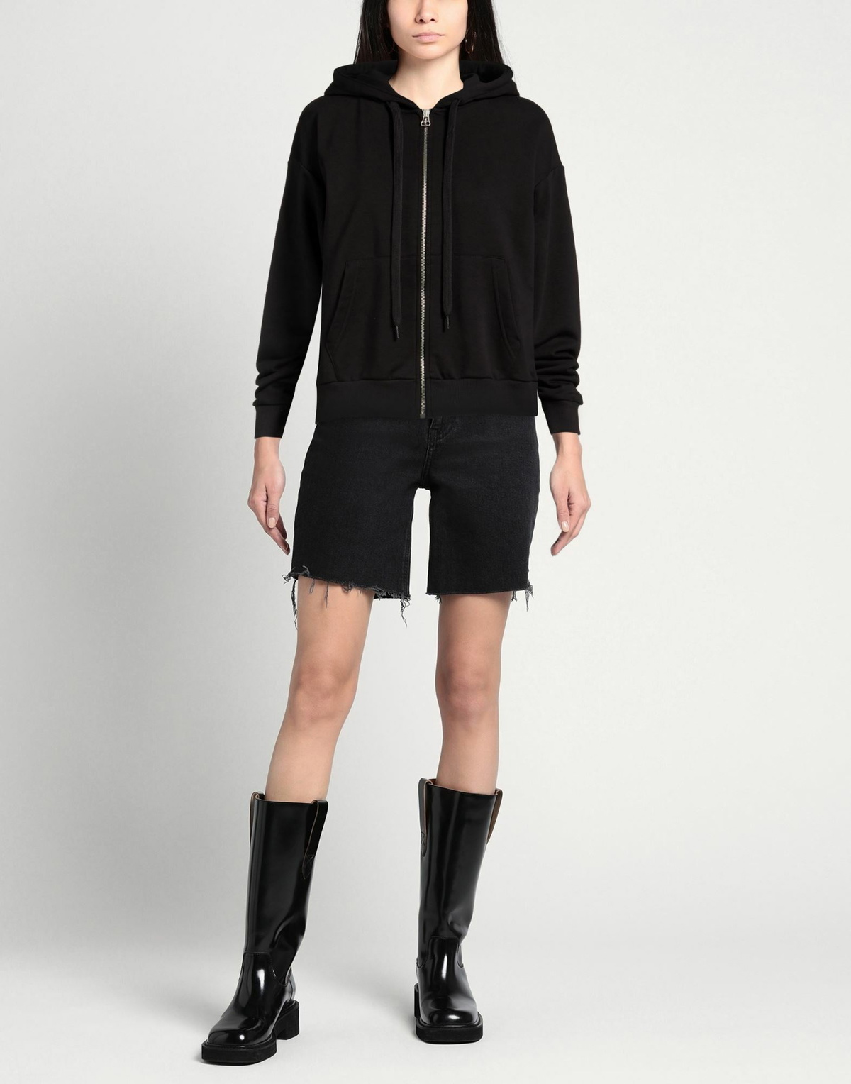 Shoe Womens Sweatshirt in Black