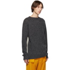 Loewe Grey Wool Melange Sweater