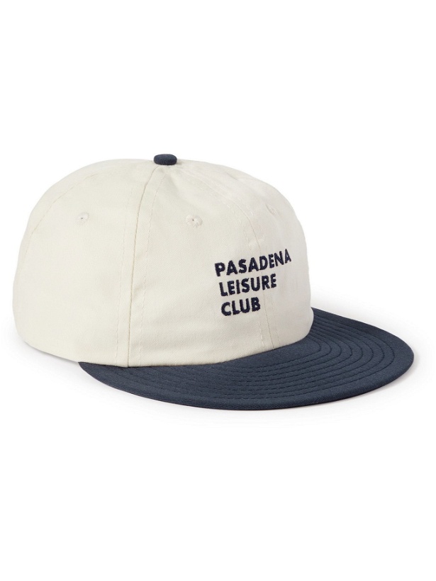 Photo: Pasadena Leisure Club - Logo-Embroidered Cotton-Twill Baseball Cap
