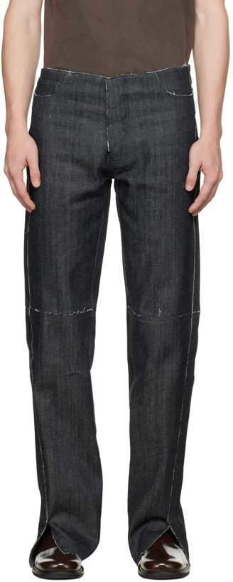 Photo: Gabriela Coll Garments SSENSE Exclusive Gray No.155 Jeans