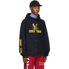 Heron Preston Blue Public Figure Hoodie