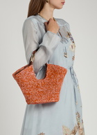 Zimmermann Goldentime Crochet Raffia Tote - Natural - One Size
