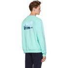 Noah NYC Blue Deep Sea Sweatshirt