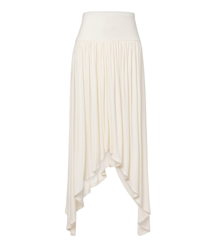 Photo: Aya Muse Elya asymmetric pleated midi skirt