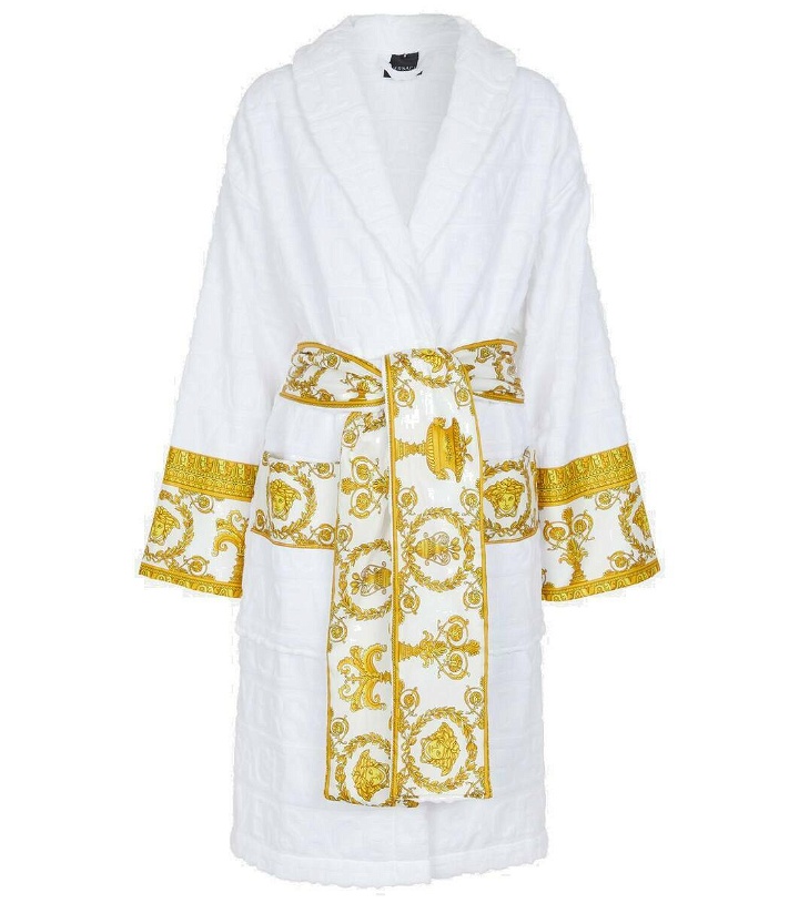 Photo: Versace Home Baroque cotton bathrobe
