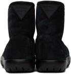 Bottega Veneta Black Snap Ankle Boots