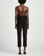 Barena Womens Pants Chocolate in Brown
