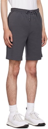 BOSS Gray Drawstring Shorts