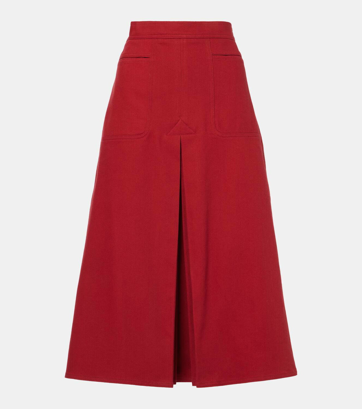 Max Mara Renoir pleated cotton midi skirt Max Mara