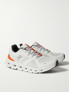 ON - Cloudrunner Rubber-Trimmed Mesh Running Sneakers - White