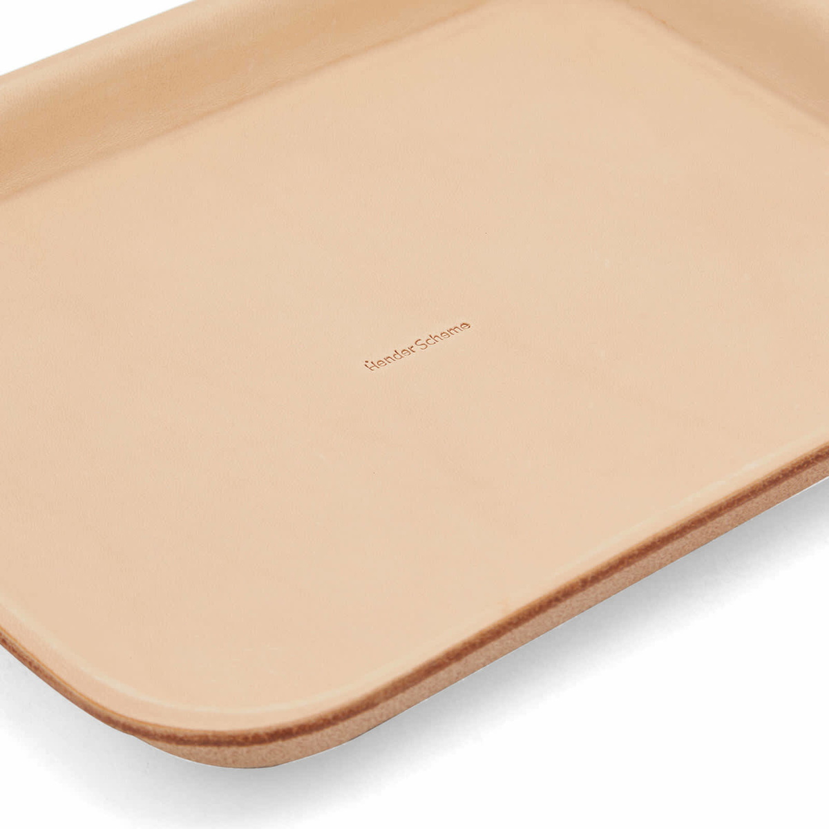 Hender Scheme Leather Tray - Medium in Natural 