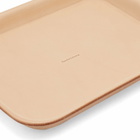 Hender Scheme Leather Tray - Medium in Natural 