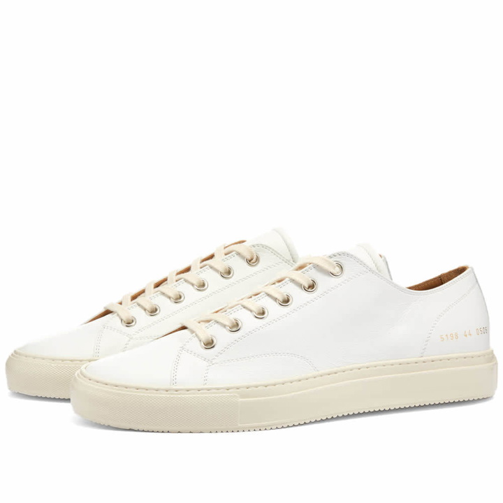 Photo: Common Projects Tournament Low Leather Shiny