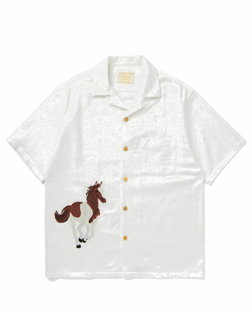 Photo: Portuguese Flannel A Shirt With No Name White - Mens - Shortsleeves