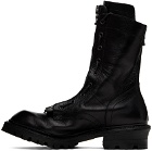 Julius Black Two-Way Zip Boots