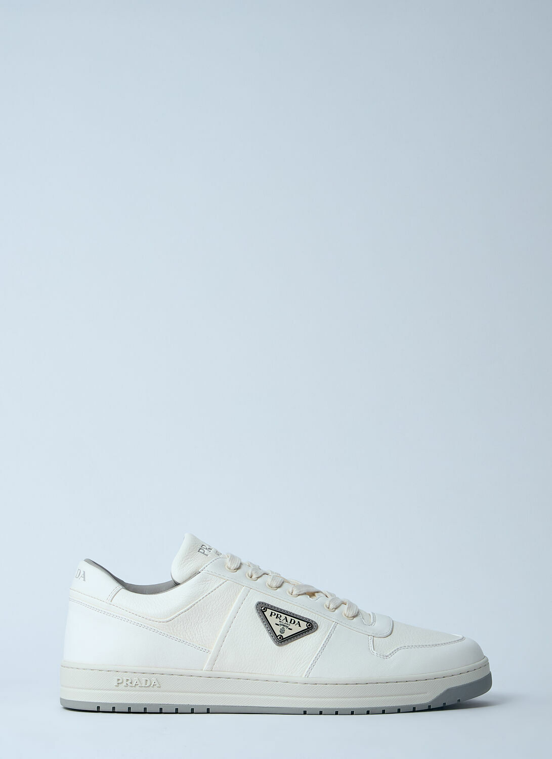 Prada Leather Low-Top Sneakers