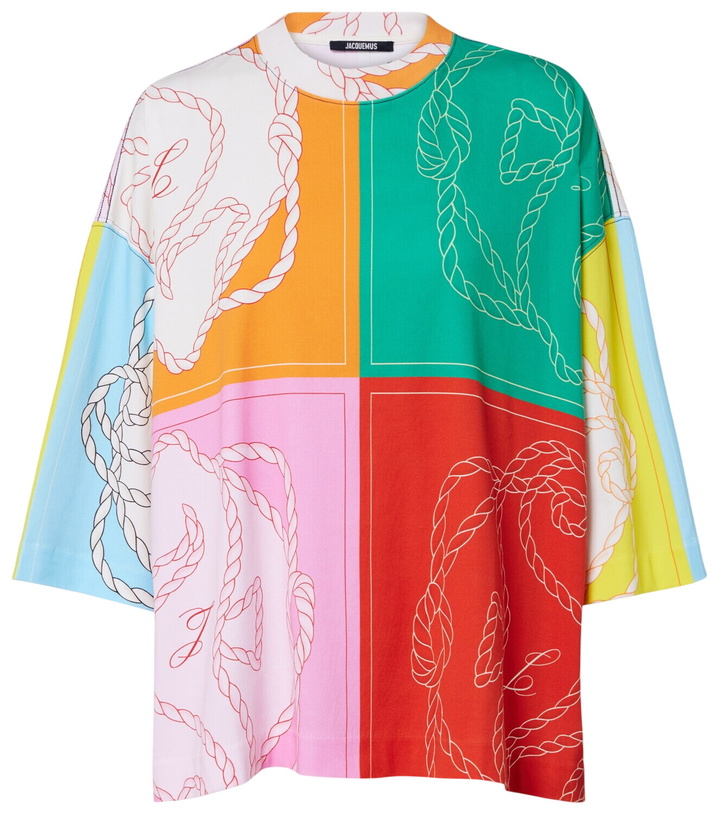 Photo: Jacquemus Hippocampe printed cotton jersey T-shirt