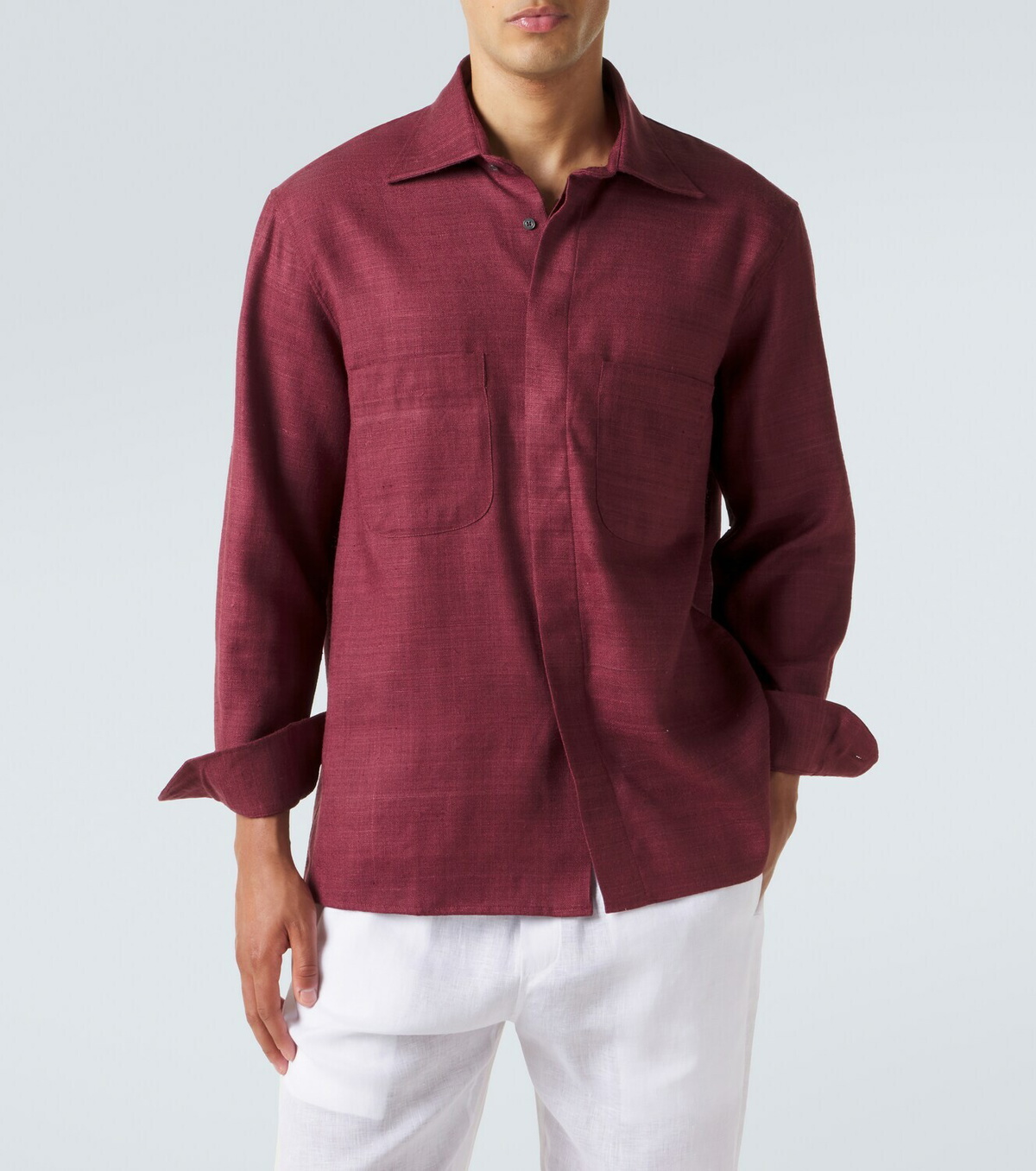 Saman Amel Regis silk shirt