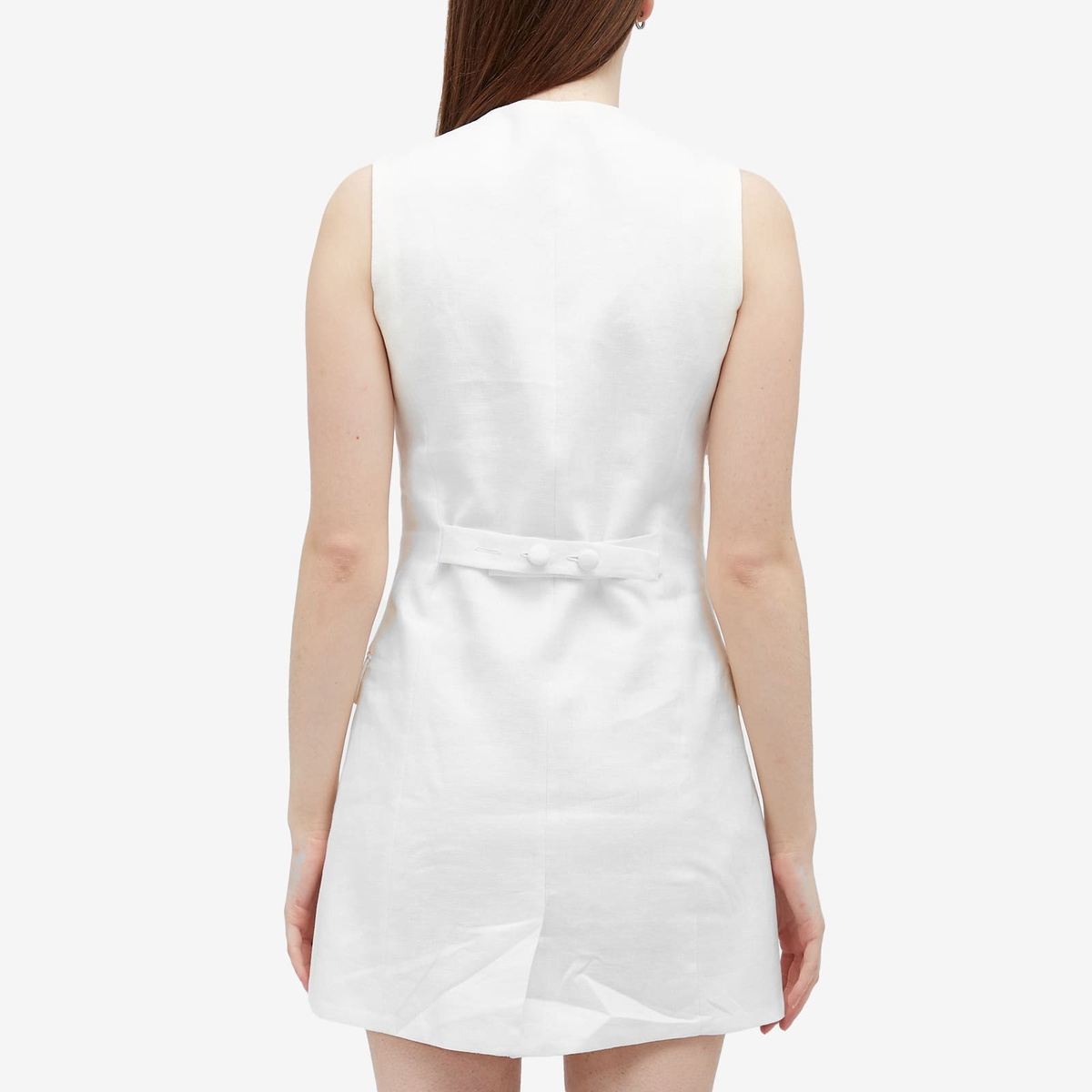 kara linen dress KARA Wide Strap Maxi Linen Dress