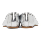 Maison Margiela Silver Tabi Ballerina Flats