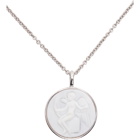 Tom Wood Silver Cameo Eros Pendant S Necklace