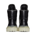 Rick Owens Black Clear Sole Tractor Dunk Boots