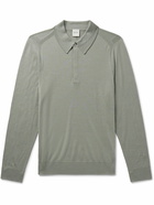 Paul Smith - Merino Wool Polo Shirt - Green