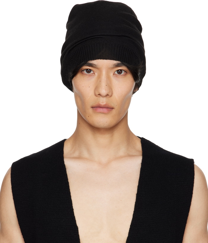 Photo: Rick Owens Black Concordians Medium Beanie