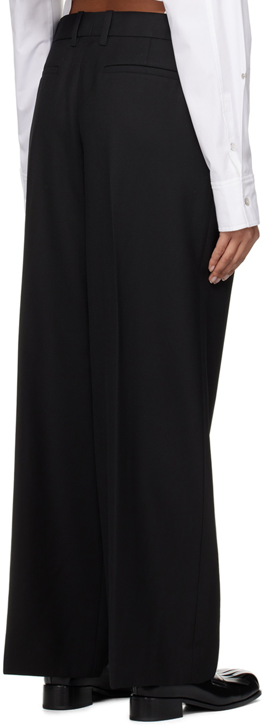 Wooyoungmi Black Wide Trousers