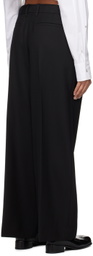 Wooyoungmi Black Wide Trousers