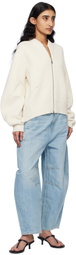 Helmut Lang Off-White Apex Zip Sweater