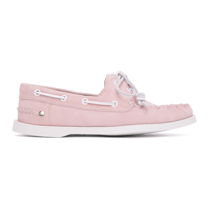 Photo: Loewe Pink Nubuck Boat Shoes