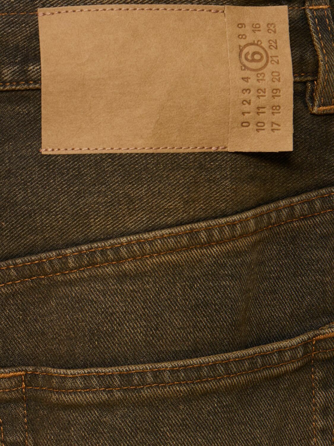 MM6 MAISON MARGIELA Raw Cut 5-pocket Denim Jeans MM6 Maison Margiela