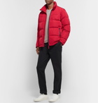 Aspesi - Quilted Nylon Hooded Down Jacket - Red