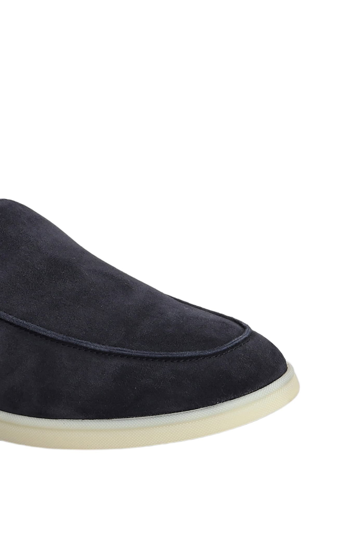 Henderson Baracco Loafers In Blue Suede