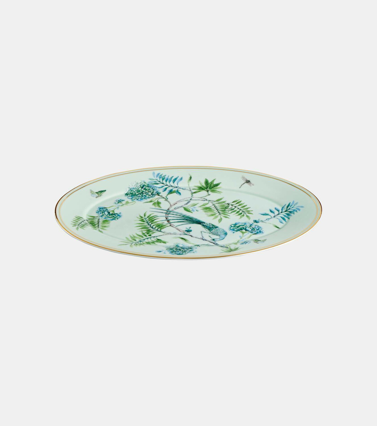 Aquazzura Casa Secret Garden porcelain oval platter
