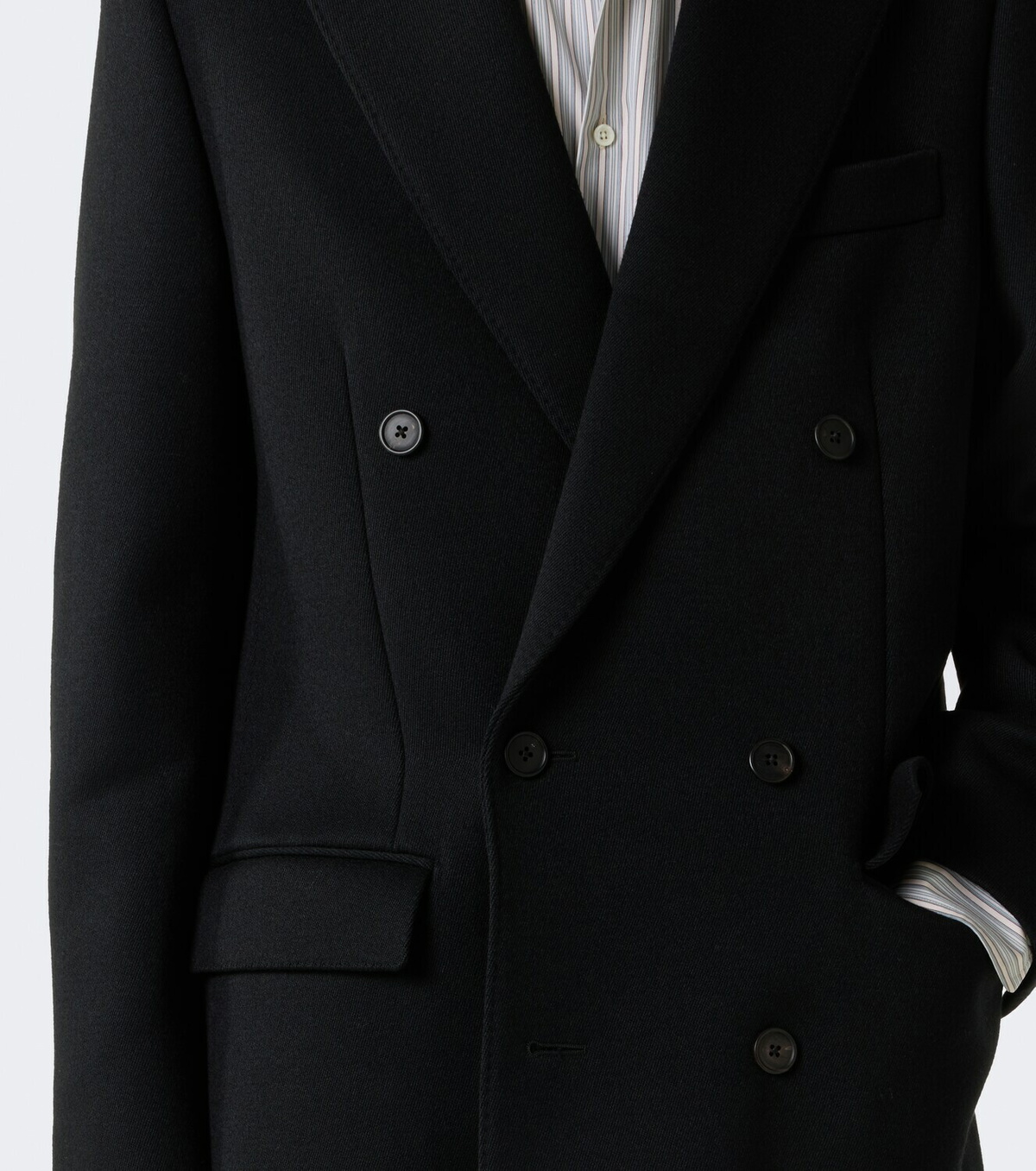 The Row Osmo double-breasted wool-blend coat