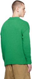 Emporio Armani Green Oversized Sweater