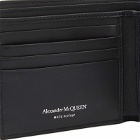 Alexander McQueen Men's Graffiti Logo Billfold Wallet in Black