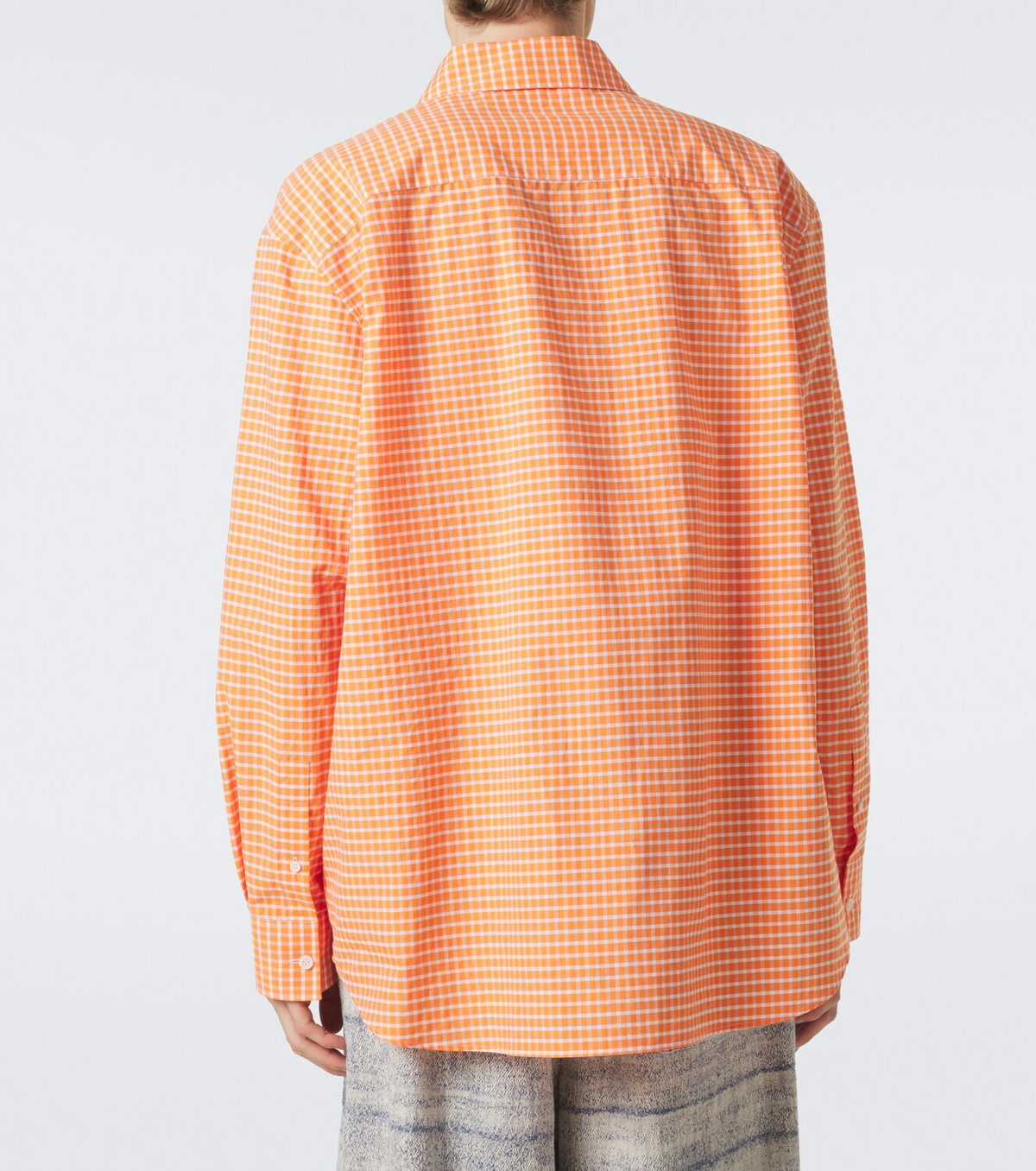 Loewe Checked cotton-blend shirt