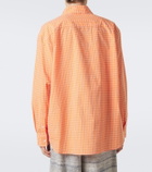Loewe Checked cotton-blend shirt