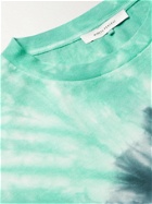 Ninety Percent - Boxy Tie-Dyed Organic Cotton-Jersey T-Shirt - Green