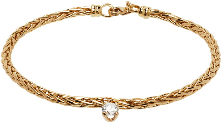 Photo: Yvonne Léon Gold Palmier Flottant Bracelet