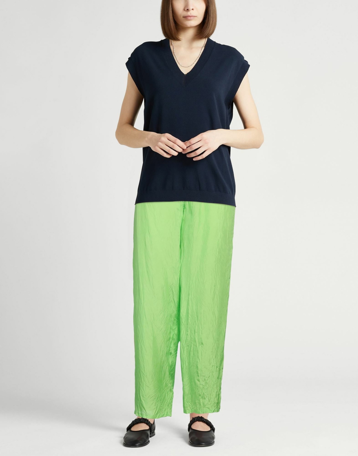 Jucca Womens Pants Lime in Green
