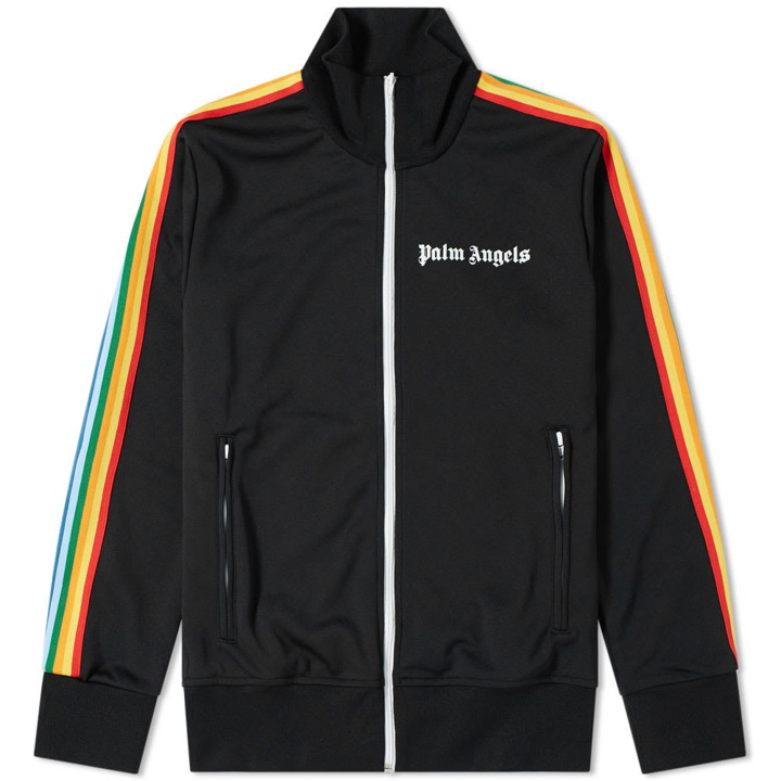 Photo: Palm Angels Rainbow Sleeve Track Jacket