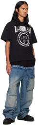SPENCER BADU Blue Double Layered Jeans
