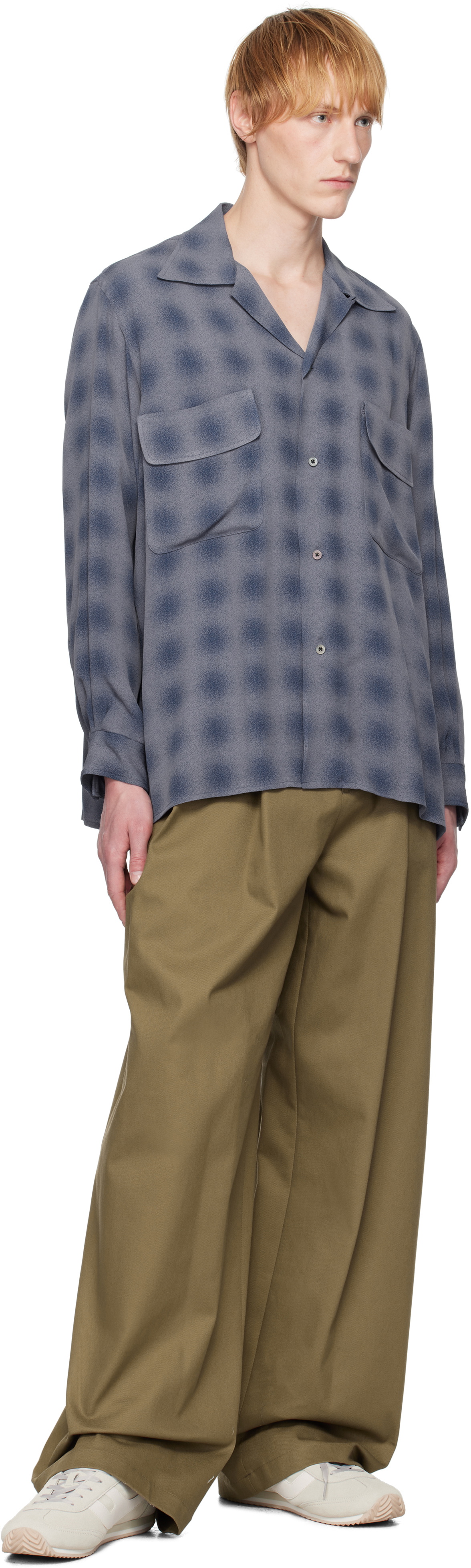 System SSENSE Exclusive Brown Twill Trousers