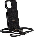 TOM FORD Black Croc Calfskin iPhone 12 Pro Case