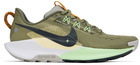 Nike Khaki Pegasus Trail 5 Sneakers